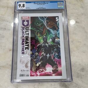 Marvel Ultimate Black Panther #5 CGC 9.8 Graded with Vibrant Cover